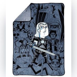 🆕 Netflix The Witcher Monsters Throw 62” x 90”